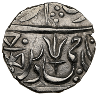 Maratha Confederacy, Jalaun Mint Silver 1/4 Rupee - NGC MS 65 Unique & unlisted