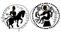 Gupta Empire, Chandragupta II Vikramaditya Gold Dinar Horseman Type (AD 380-413) - With Legends 'Paramabhagwata'