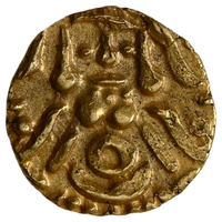 Yadavas Of Tribhuvanagiri - Bayana, Kumara Pala Gold 4 1/2 Masha Dinara, (ca. 1196 AD)