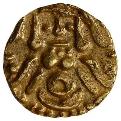 Yadavas Of Tribhuvanagiri - Bayana, Kumara Pala Gold 4 1/2 Masha Dinara, (ca. 1196 AD)