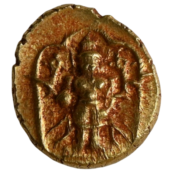 Vijayanagar Empire, Venkitapati Raya III, Gold 1/2 Pagoda (1630-1641 AD) - Lord Venkateshwara (Tirupati Balaji) - image 1