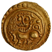 Kadambas Of Goa, Gold Gadyana Of Jayakeshi III (1187-1225 AD) - Bilingual Kannada and Devnagari