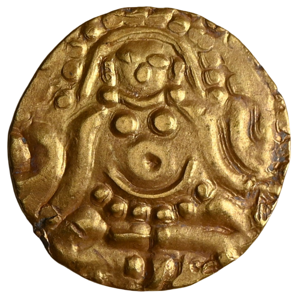 Kalachuris Of Tripuri, Gangeyadeva, Base Gold 4 1/2 Masha (10th Century CE) - image 1