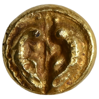 Gold Pagoda, “Ashwooputty” type, traditionally attributed to Gurramkonda - Extremely Rare