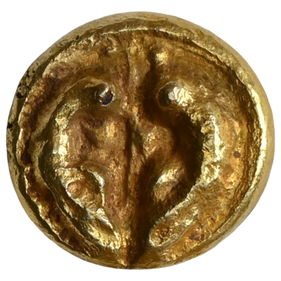 Gold Pagoda, “Ashwooputty” type, traditionally attributed to Gurramkonda - Extremely Rare
