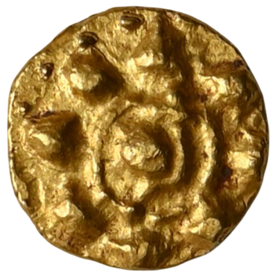 Kadambas of Hangal, Uninscribed Gold Heavy Fana - Extremely Rare