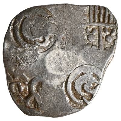 Punch-Marked Coin, Kalinga Janapada (Modern Orissa), Silver Karshapana ABCC Type (500-260 BC)