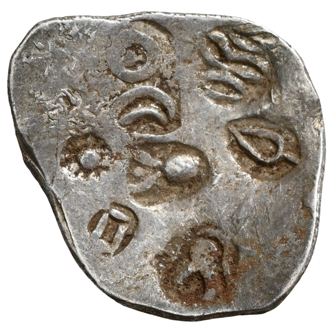 Punch-Marked Coin, Kalinga Janapada (Modern Orissa), Silver Karshapana ABCC Type (500-260 BC)