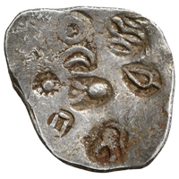 Punch-Marked Coin, Kalinga Janapada (Modern Orissa), Silver Karshapana ABCC Type (500-260 BC)