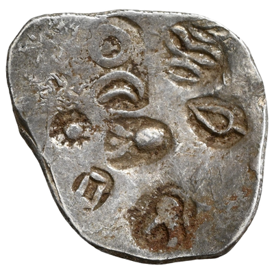 Punch-Marked Coin, Kalinga Janapada (Modern Orissa), Silver Karshapana ABCC Type (500-260 BC)