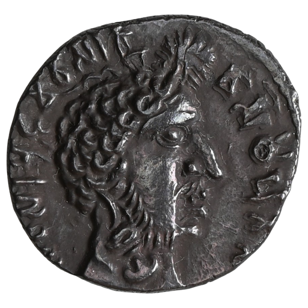 Satavahana Dynasty, Vasisthiputra Siva Sri Pulumavi, Silver Dramma, Bearded Portrait Type (152-160 AD) - image 1