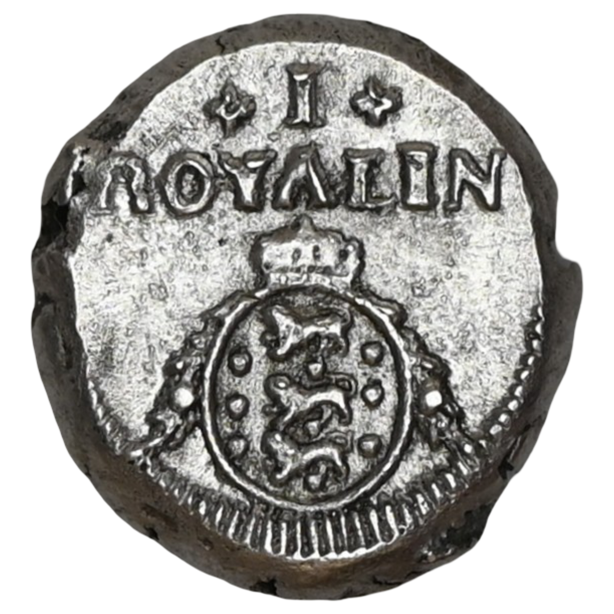 India Danish, Tranquebar, Frederik V (1746-66), Silver Royalin - Uncirculated