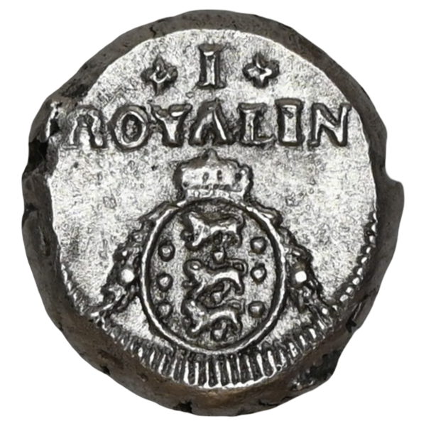 India Danish, Tranquebar, Frederik V (1746-66), Silver Royalin - Uncirculated - image 1