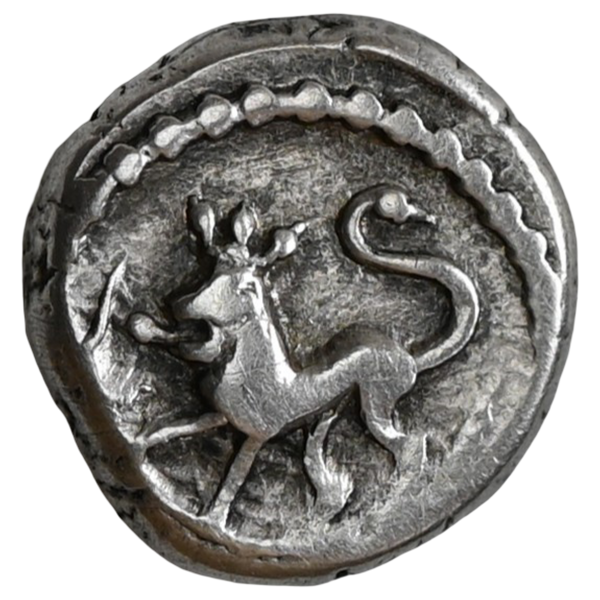 India Danish, Tranquebar, Frederik IV (1699-1730 AD), Silver Royalin Dated 1730 AD - image 1