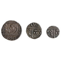 Bombay Presidency, Surat Mint Set Of 3 Denominations - Issued 1825 AD