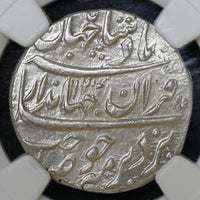 Mughals, Jahandar Shah (ca. 1712–1713 AD), Bareli Mint 'Sahib-i-Qiran' Silver Rupee - NGC MS 63