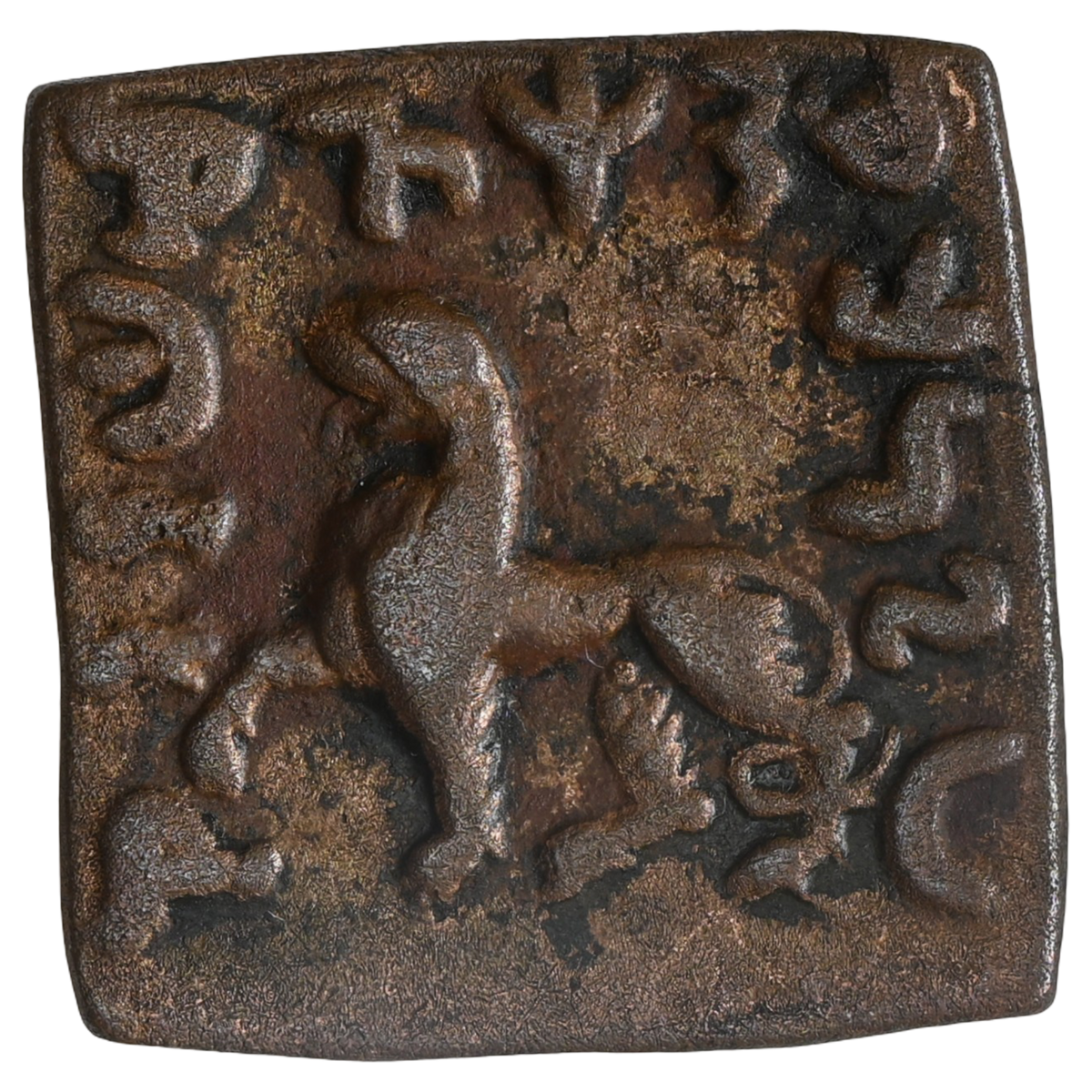 Indo-Greeks, Menander II Dikaios (90-80 BC), Copper Unit - Extremely Rare