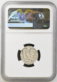 Mughals, Nur Jahan (Mehr-un-Nissa Begum), Ahmadabad Mint Silver Rupee - NGC AU 58
